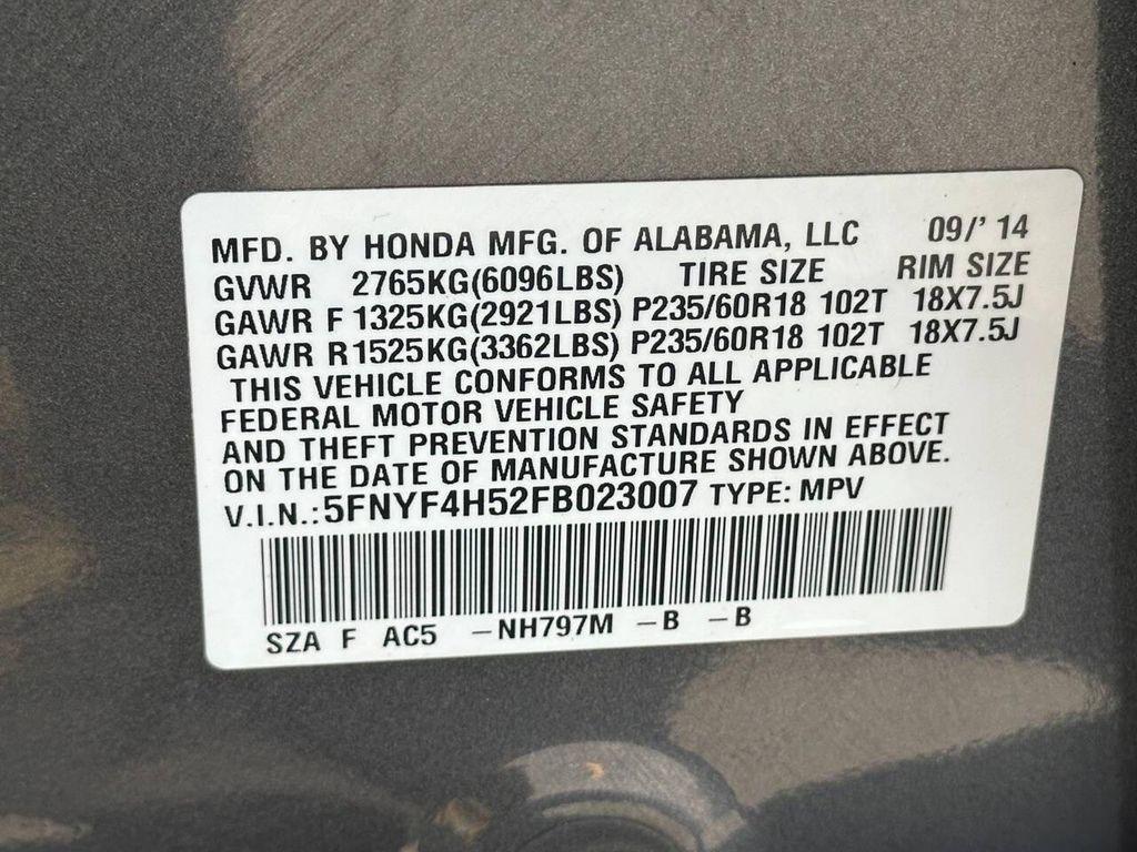 used 2015 Honda Pilot car, priced at $10,977
