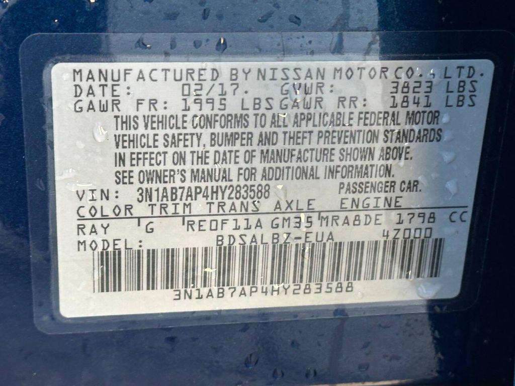 used 2017 Nissan Sentra car, priced at $7,277