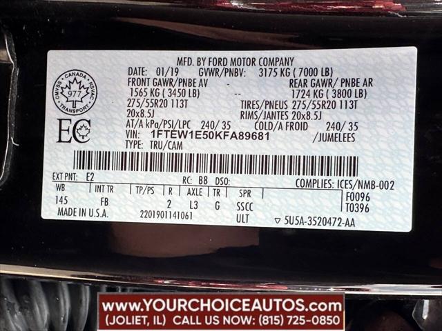 used 2019 Ford F-150 car, priced at $21,977