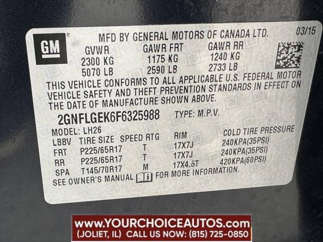 used 2015 Chevrolet Equinox car, priced at $8,877