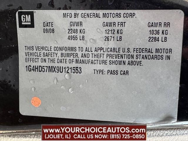 used 2009 Buick Lucerne car, priced at $6,577
