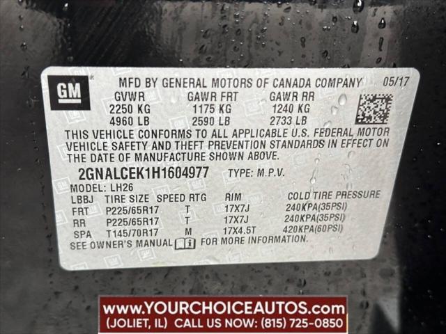 used 2017 Chevrolet Equinox car, priced at $14,577