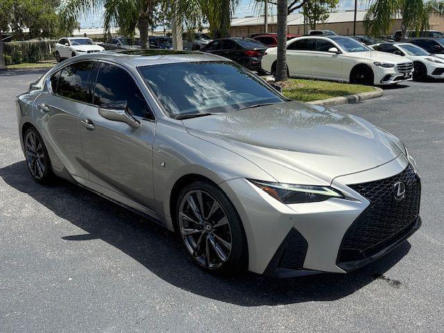 used 2023 Lexus IS 350 car, priced at $45,890