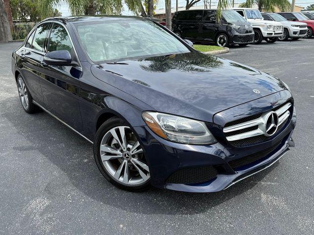used 2018 Mercedes-Benz C-Class car, priced at $19,890