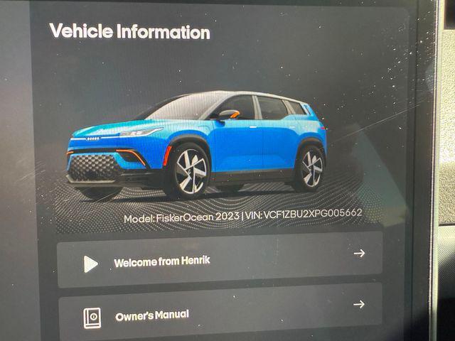 used 2023 Fisker Ocean car, priced at $18,890