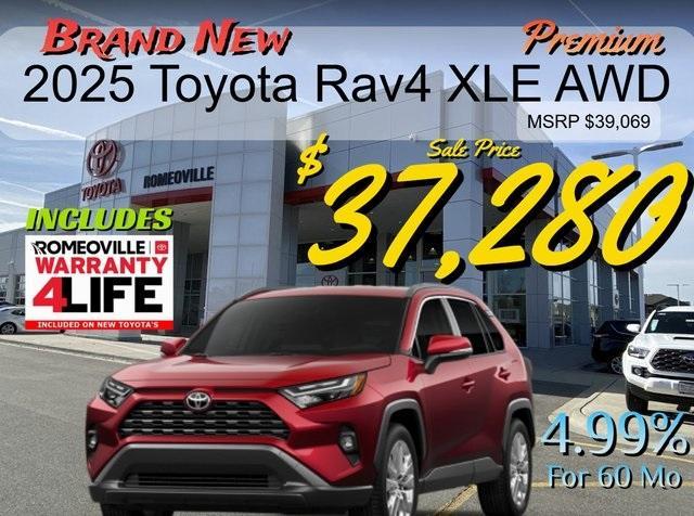 used 2025 Toyota RAV4 car, priced at $37,280