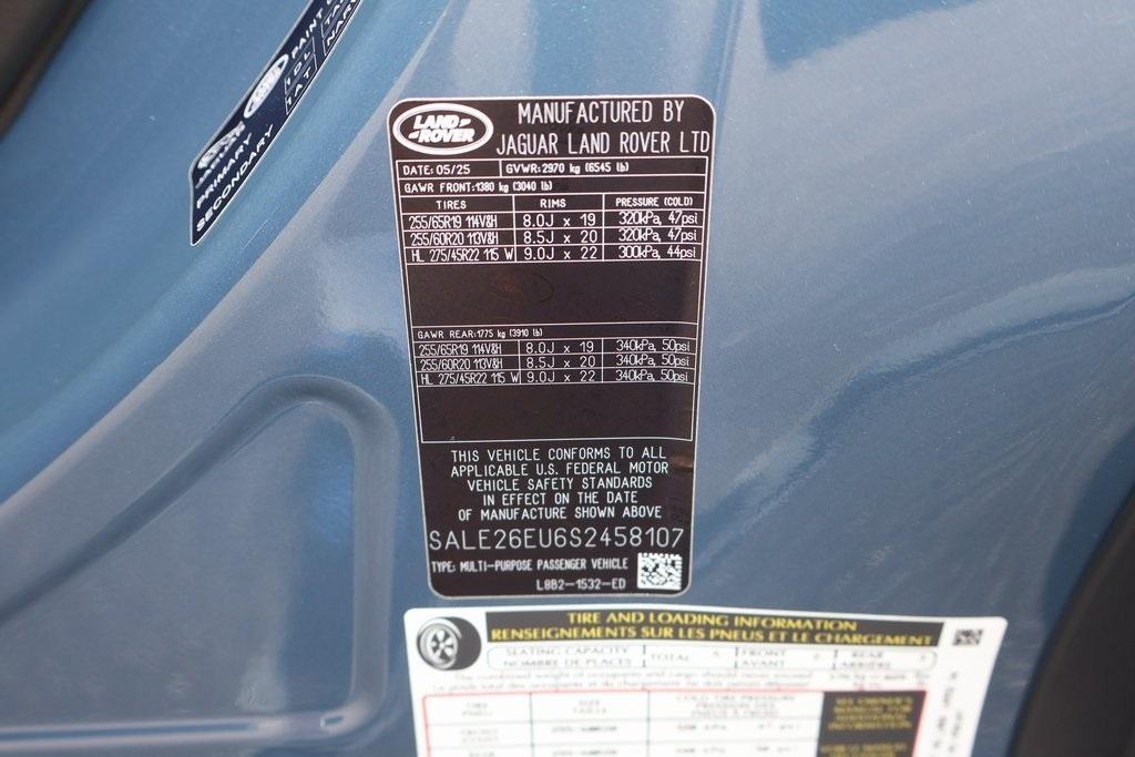 new 2025 Land Rover Defender car, priced at $72,923