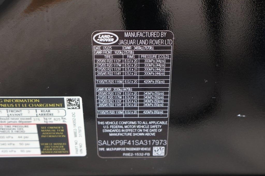 new 2025 Land Rover Range Rover car, priced at $132,630