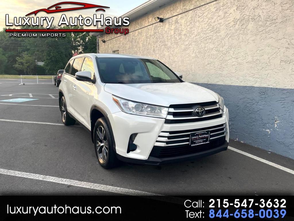used 2019 Toyota Highlander car, priced at $19,990