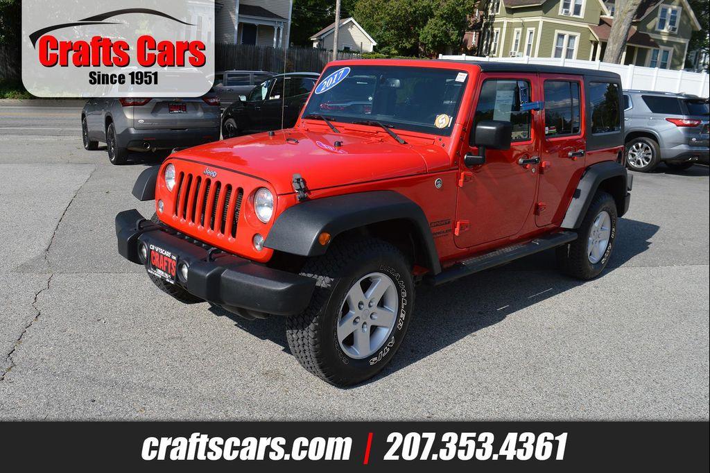 used 2017 Jeep Wrangler Unlimited car, priced at $17,990