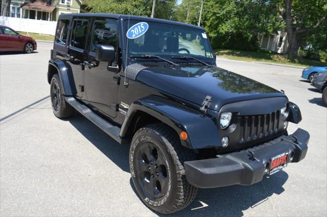 used 2015 Jeep Wrangler Unlimited car, priced at $19,990