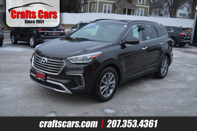 used 2018 Hyundai Santa Fe car, priced at $13,990