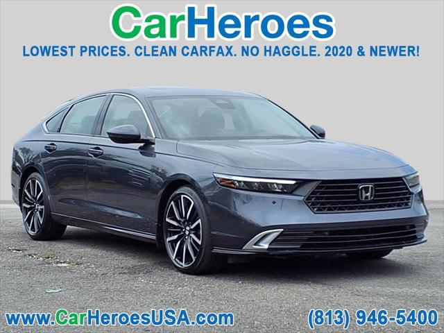 used 2023 Honda Accord Hybrid car, priced at $27,797