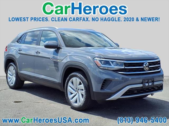 used 2022 Volkswagen Atlas Cross Sport car, priced at $25,000