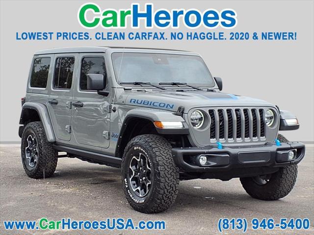 used 2022 Jeep Wrangler Unlimited 4xe car, priced at $32,497