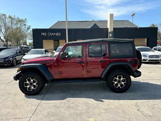 used 2021 Jeep Wrangler Unlimited car, priced at $36,398
