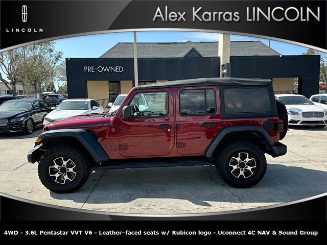 used 2021 Jeep Wrangler Unlimited car, priced at $35,000