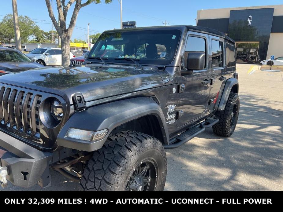 used 2019 Jeep Wrangler Unlimited car, priced at $30,495