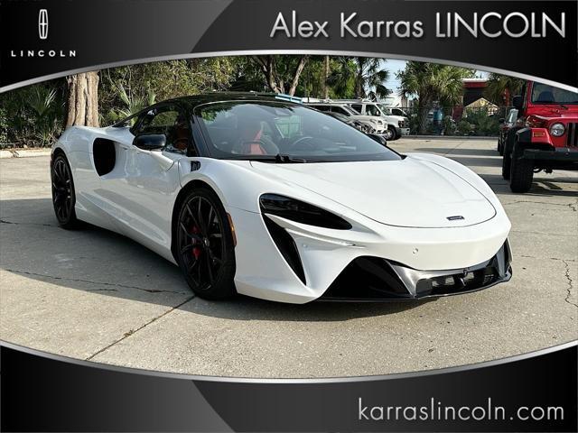 used 2023 McLaren Artura car, priced at $209,495