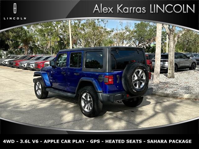 used 2019 Jeep Wrangler Unlimited car, priced at $26,679