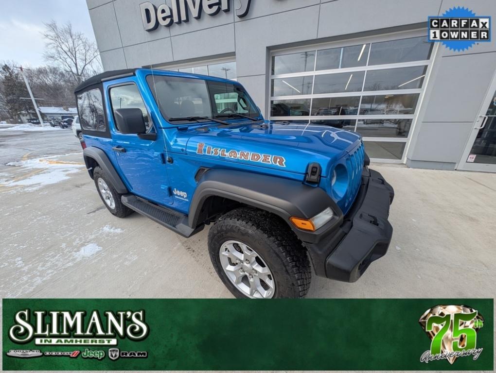 used 2021 Jeep Wrangler car, priced at $28,000