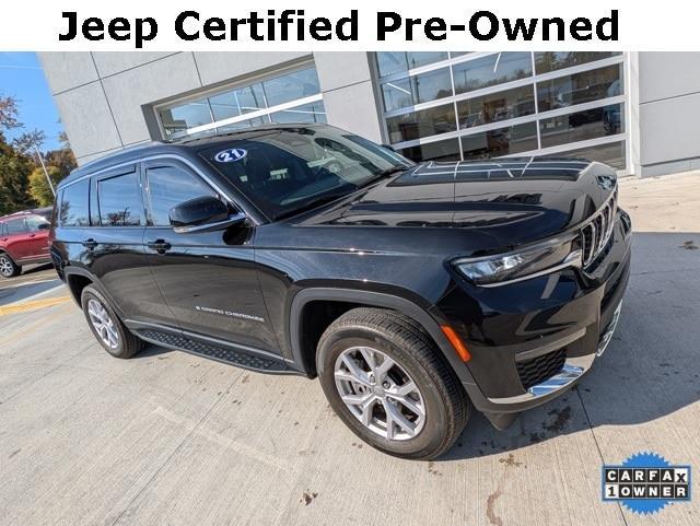 used 2021 Jeep Grand Cherokee L car, priced at $30,500