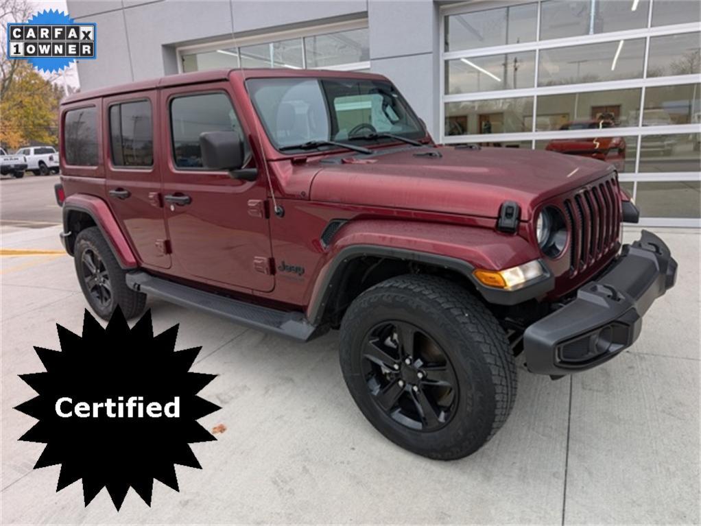 used 2021 Jeep Wrangler Unlimited car, priced at $33,600