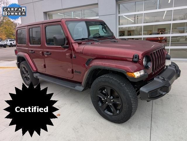 used 2021 Jeep Wrangler Unlimited car, priced at $35,500