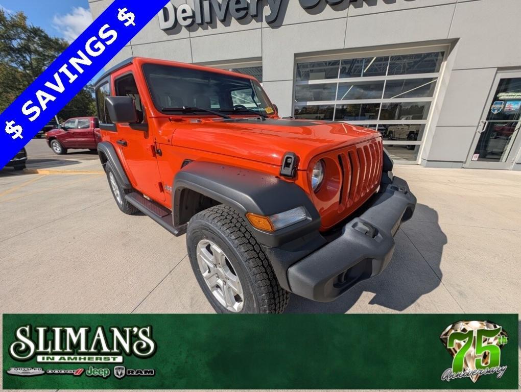 used 2019 Jeep Wrangler car, priced at $25,000