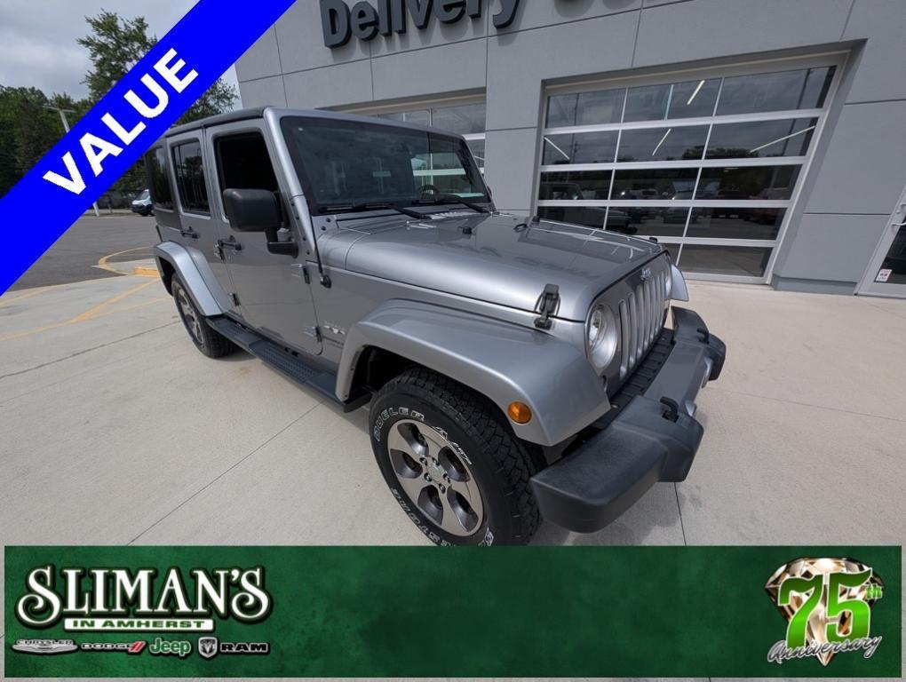 used 2018 Jeep Wrangler JK Unlimited car, priced at $23,500
