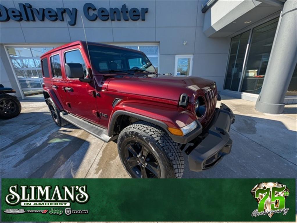 used 2021 Jeep Wrangler Unlimited car, priced at $34,000