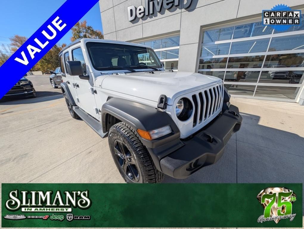 used 2019 Jeep Wrangler Unlimited car, priced at $24,957