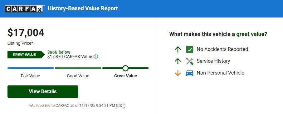 used 2021 Jeep Cherokee car, priced at $17,004