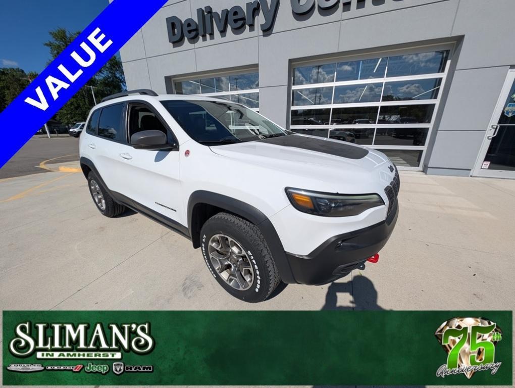 used 2021 Jeep Cherokee car, priced at $17,004
