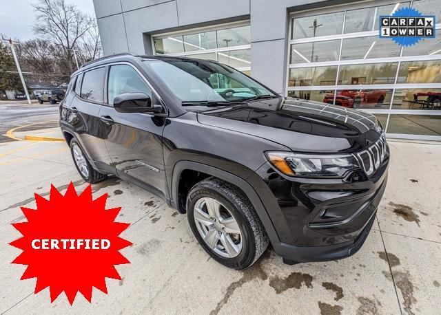 used 2022 Jeep Compass car, priced at $21,000