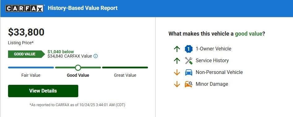 used 2023 Toyota Tacoma car, priced at $33,800