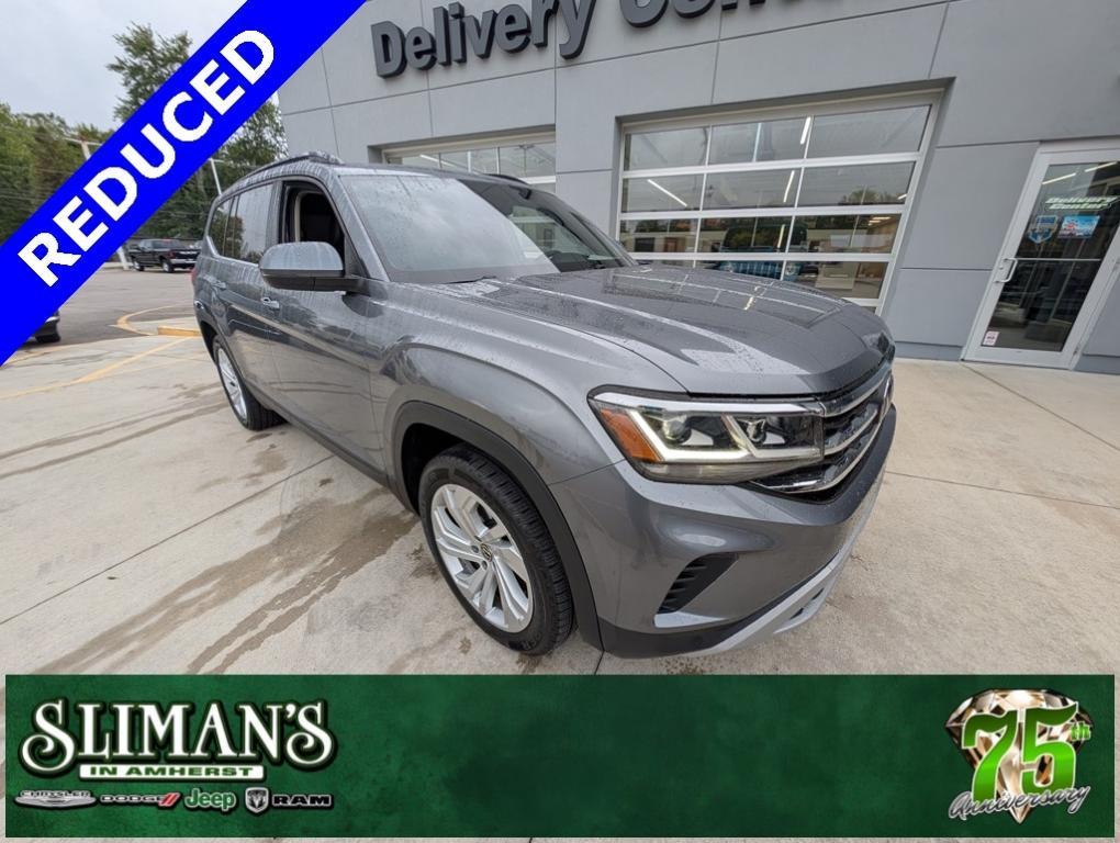 used 2021 Volkswagen Atlas car, priced at $22,000