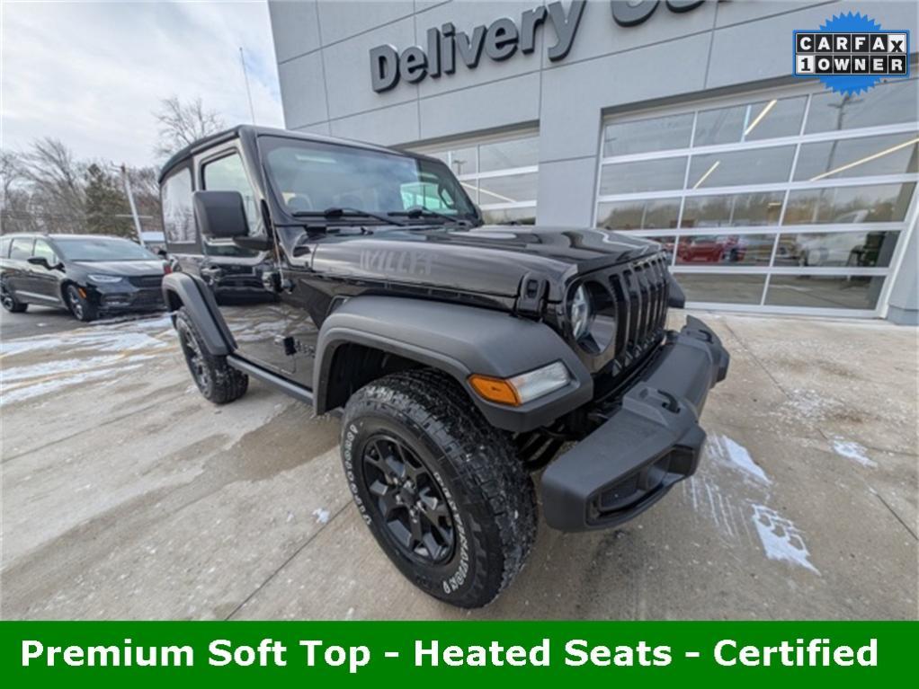 used 2021 Jeep Wrangler car, priced at $28,000