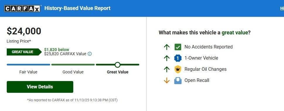 used 2021 Lincoln Corsair car, priced at $24,000
