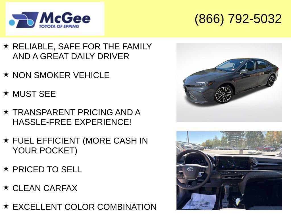 used 2025 Toyota Camry car, priced at $33,894