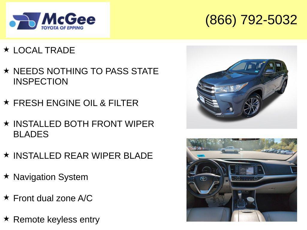 used 2017 Toyota Highlander car, priced at $18,753