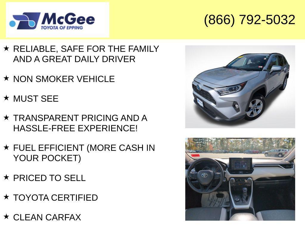 used 2020 Toyota RAV4 Hybrid car, priced at $24,990