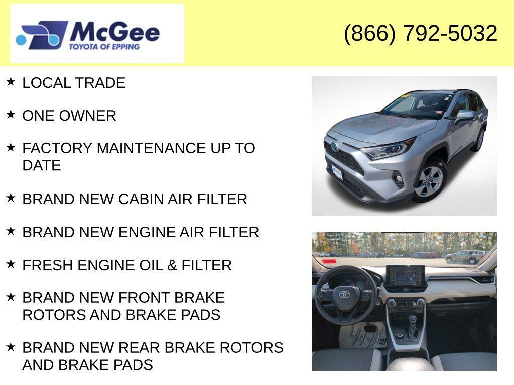 used 2020 Toyota RAV4 Hybrid car, priced at $24,990