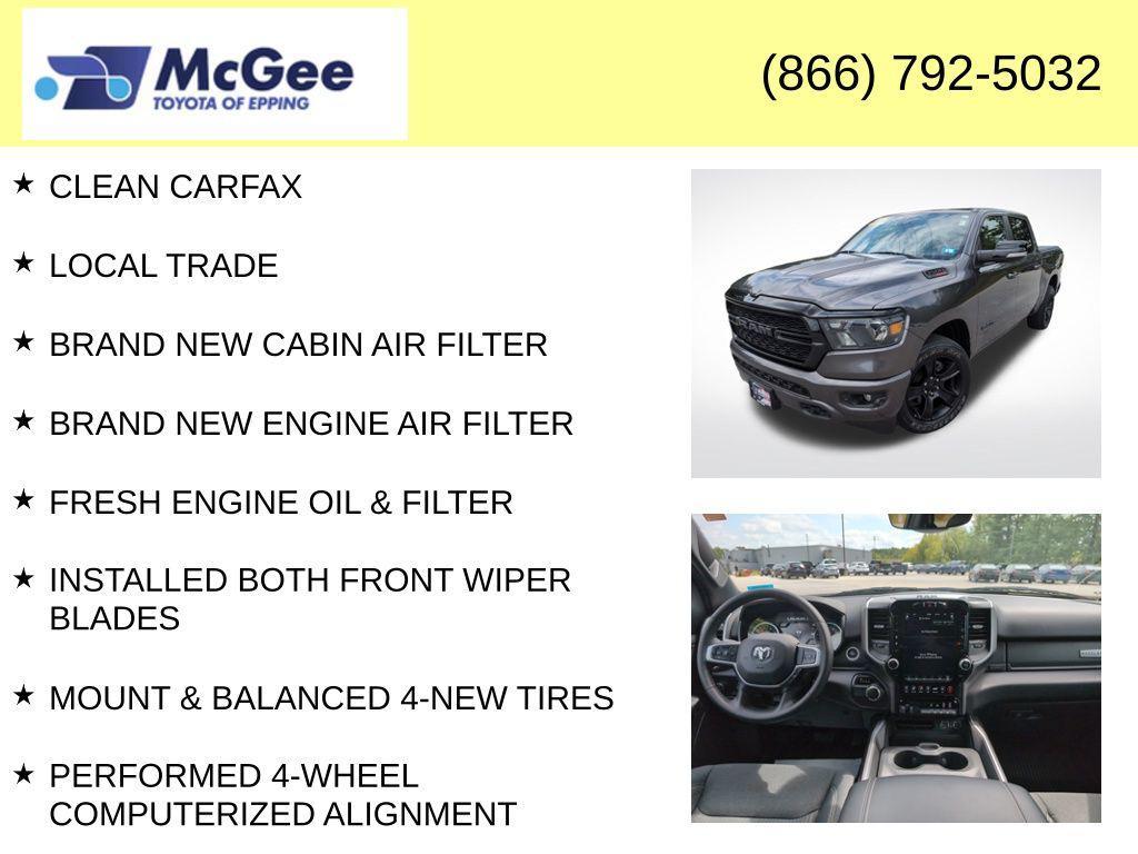used 2021 Ram 1500 car, priced at $30,900