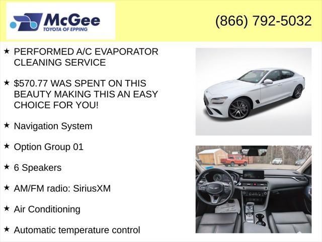 used 2024 Genesis G70 car, priced at $30,912