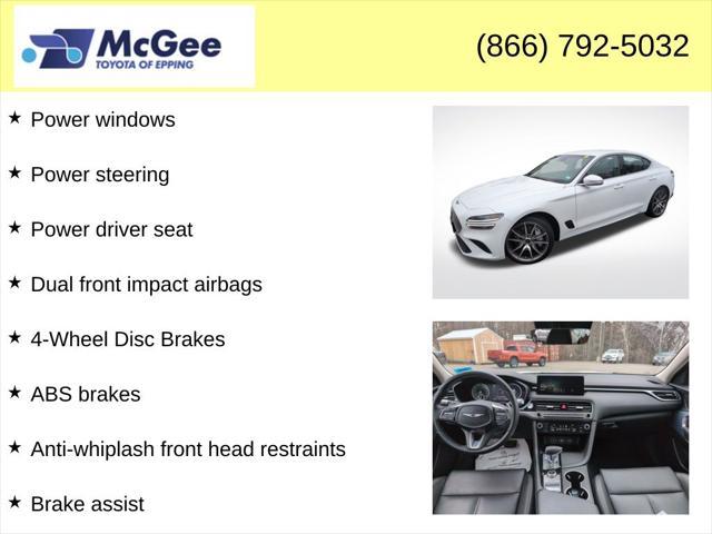 used 2024 Genesis G70 car, priced at $30,912
