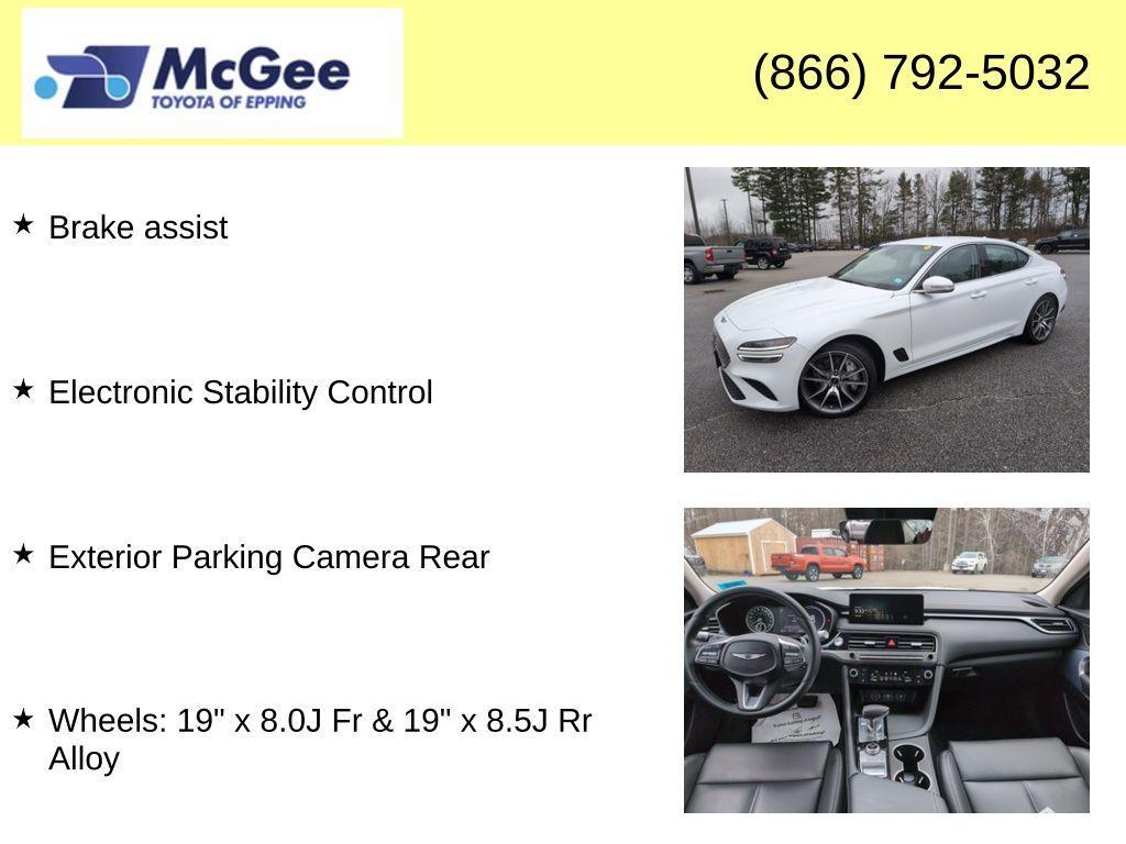 used 2024 Genesis G70 car, priced at $35,541