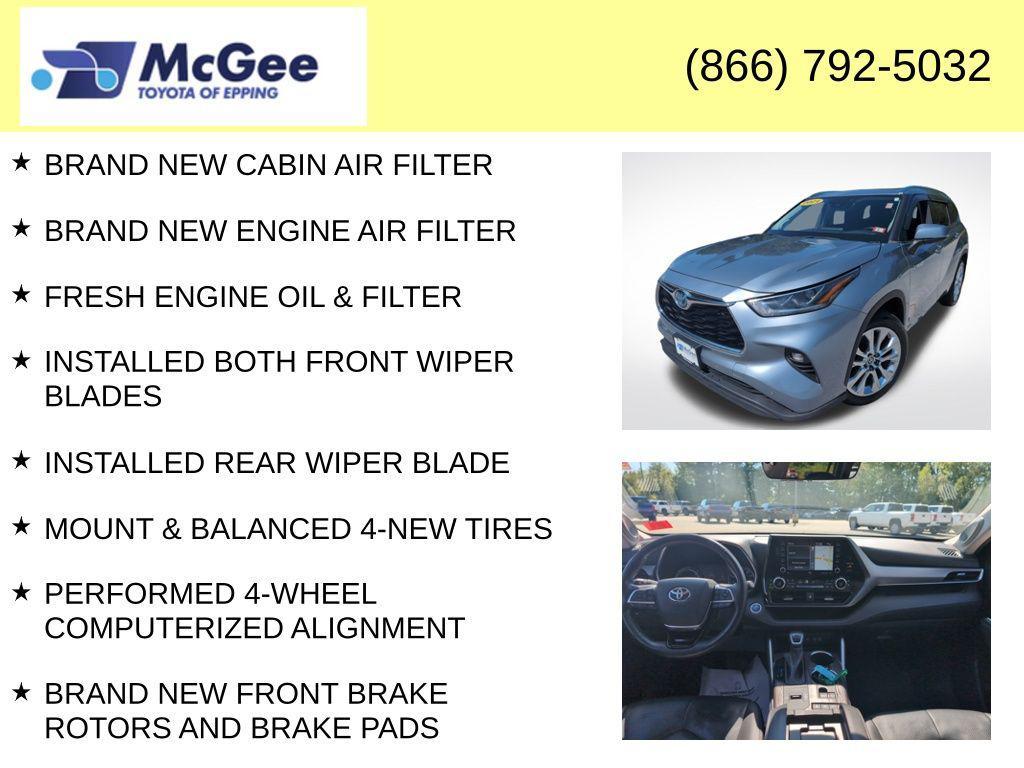 used 2021 Toyota Highlander Hybrid car, priced at $27,676