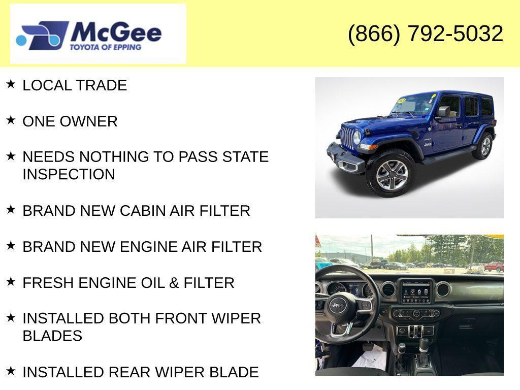 used 2020 Jeep Wrangler Unlimited car, priced at $27,699