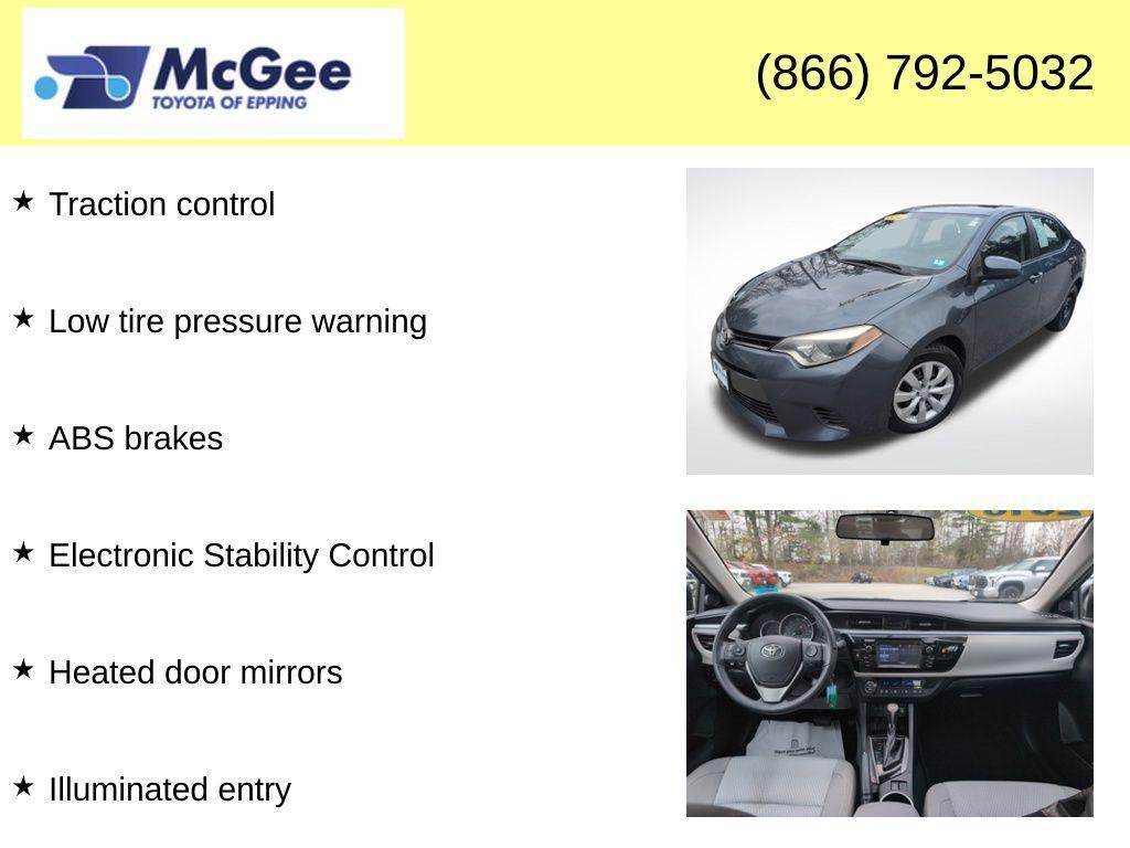 used 2016 Toyota Corolla car, priced at $8,994